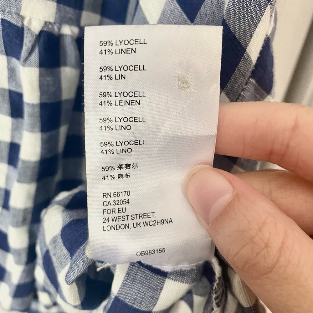 Maeve flounced gingham blouse - Picture 7 of 8